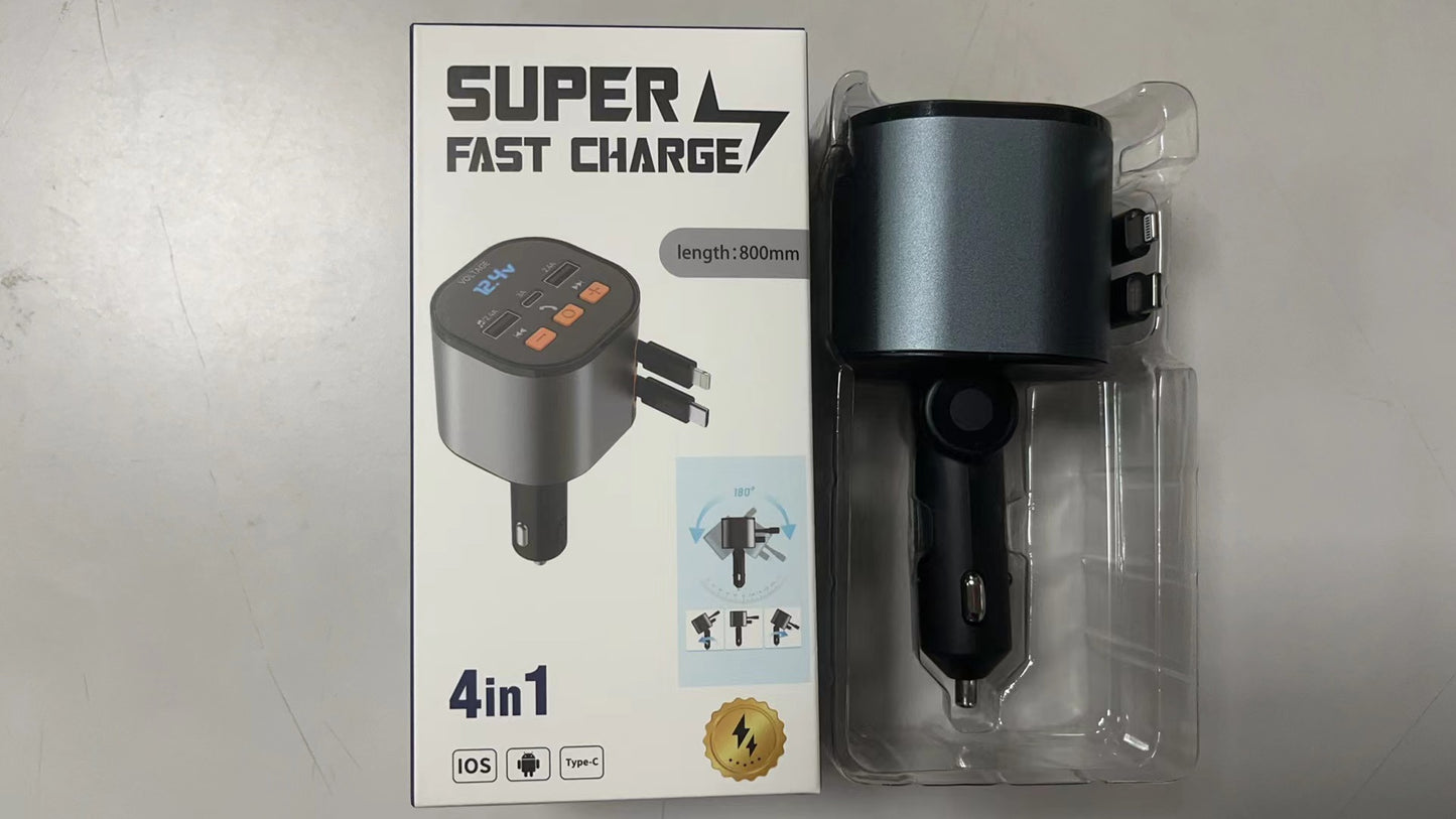 Green Lion 50W Car Charger - Black